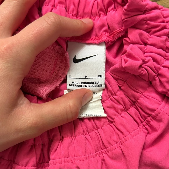 Nike Women's Vibrant Pink Athletic Shorts - Picture 3 of 4